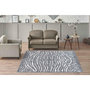 Voir la diapositive 5 : Paris Prix Tapis Tissé Ethnique à Poils Courts  Sarai II  Gris