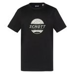 Schott T shirt  Garçon Schott USTOUR. Coloris disponibles : Noir