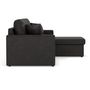 Voir la diapositive 5 : BEST MOBILIER Cyrus - canapé d'angle réversible 4 places - convertible avec coffre - en simili