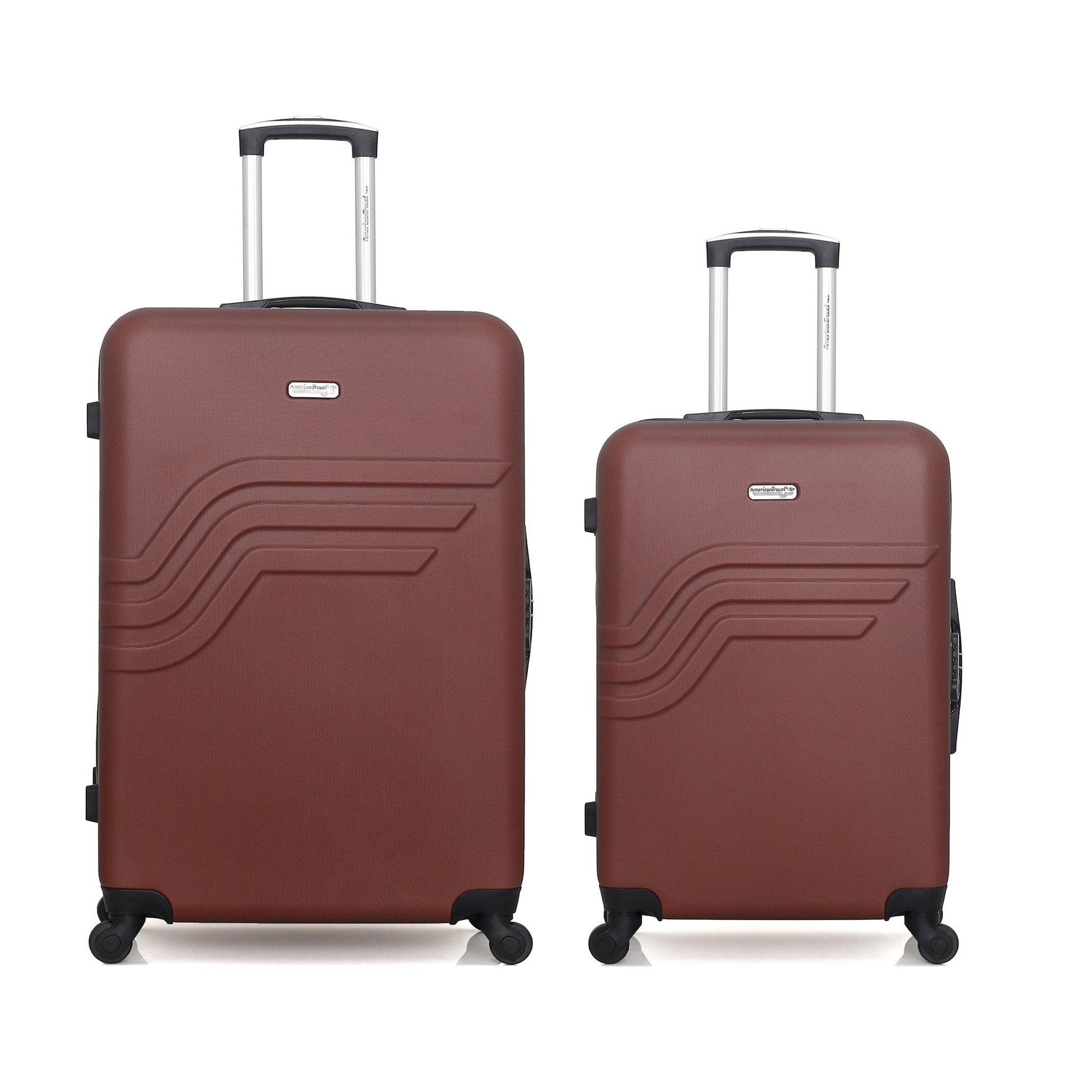 AMERICAN TRAVEL American travel - lot de 2 - valise grand format et valise weekend queens