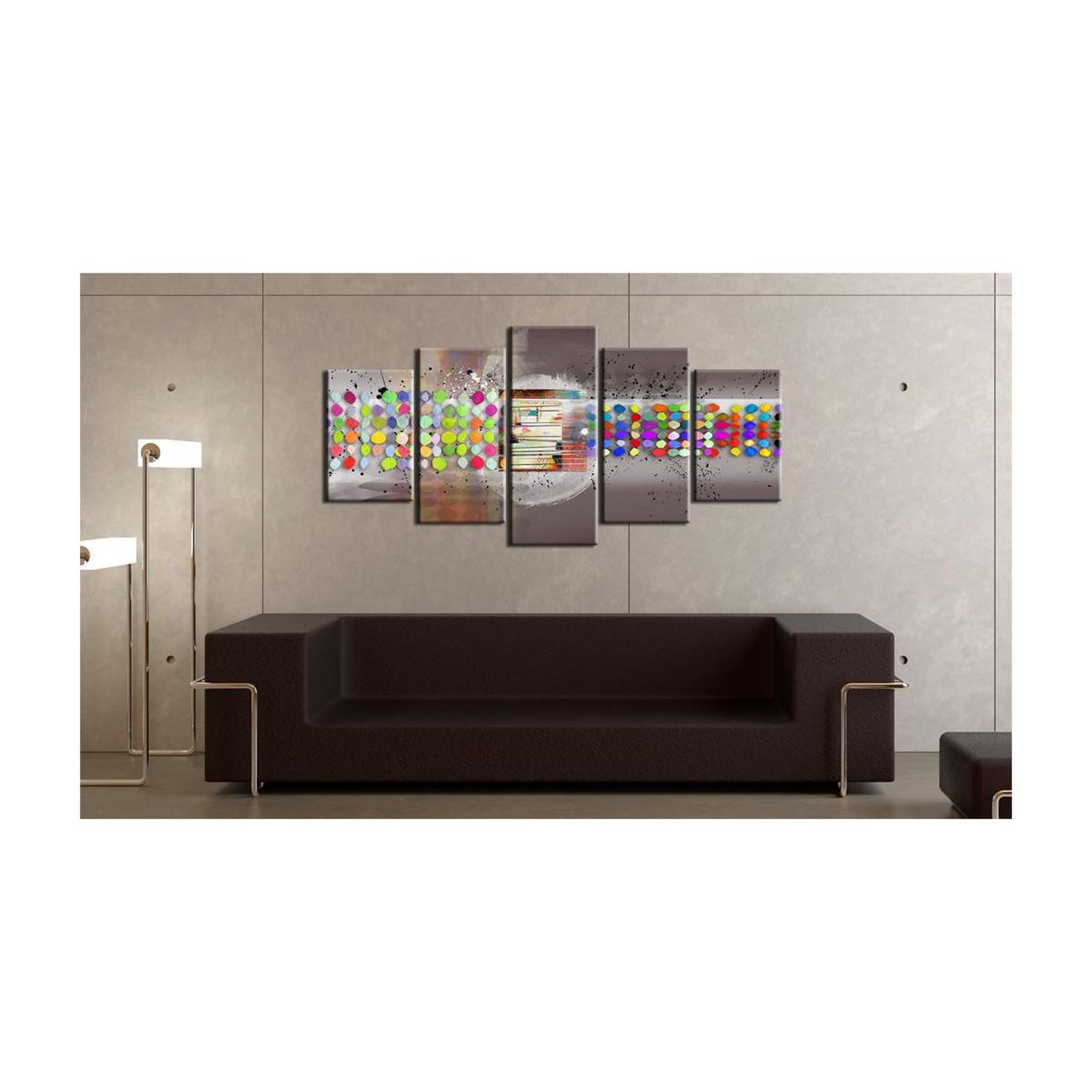 Voir la diapositive 2 : Paris Prix Tableau Imprimé  Abstrait Pois