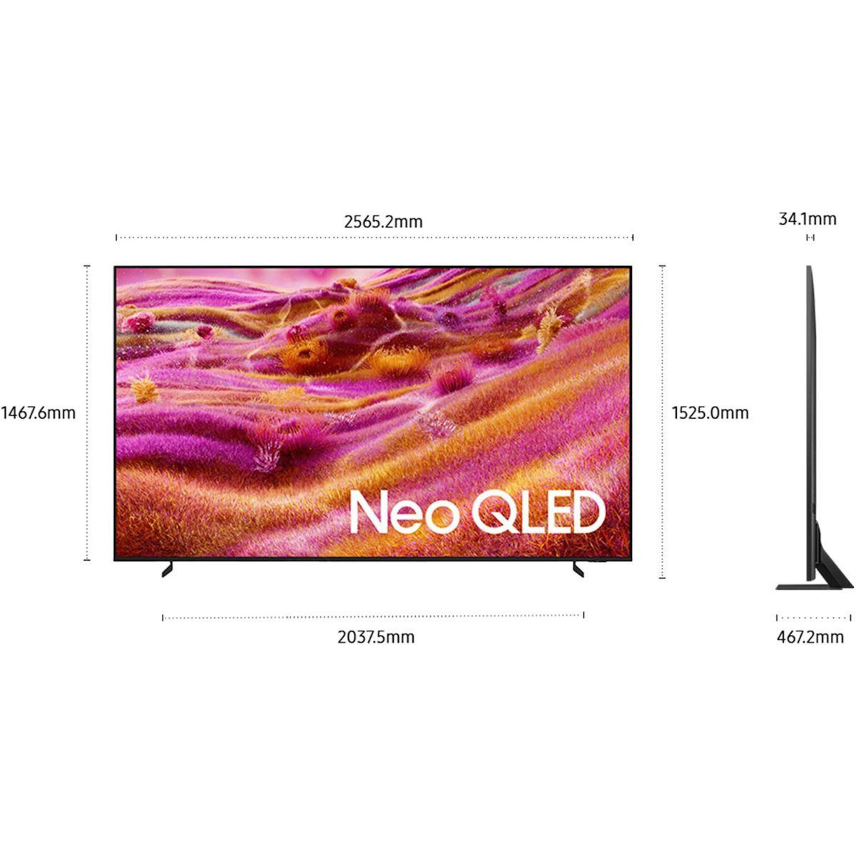 Samsung TV Mini Led TQ115QN90F 2025 - 115 pouces ( 291 cm )