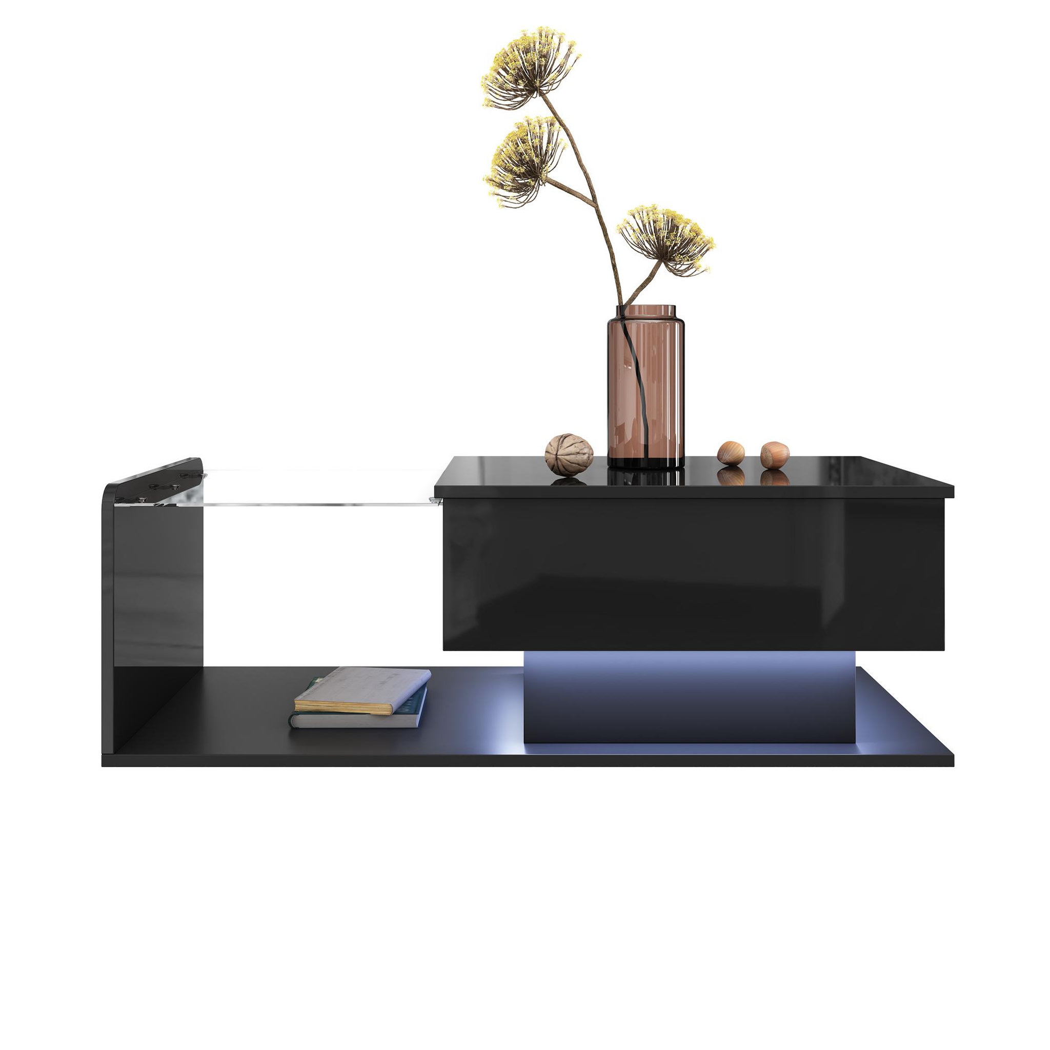 MERAX Table basse. Coloris disponibles : Noir, Blanc