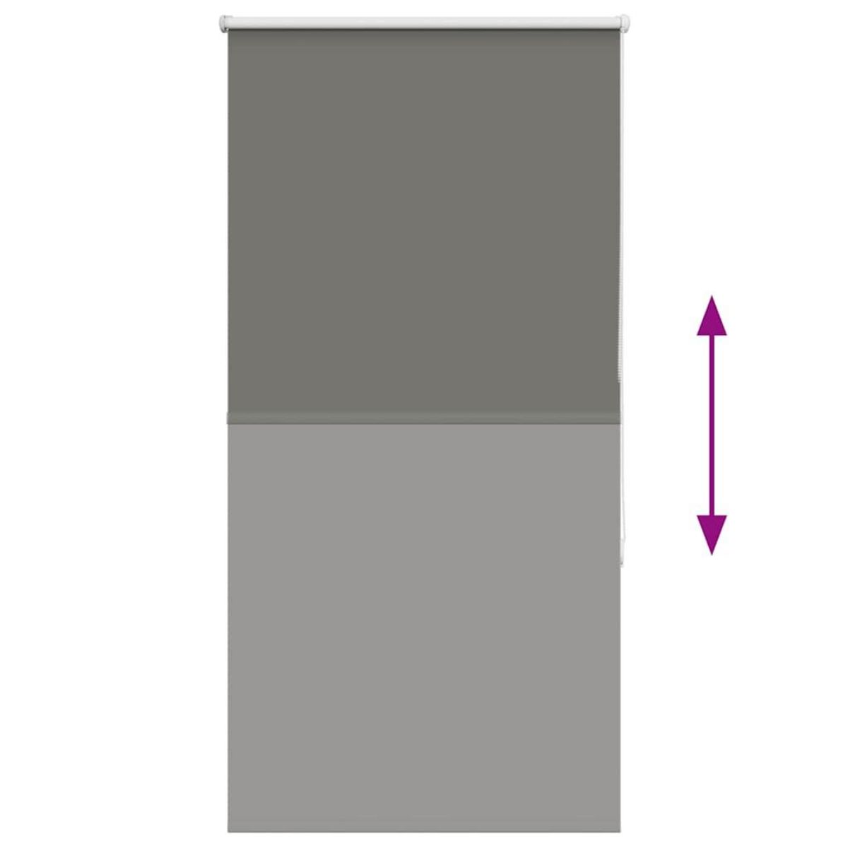 VIDAXL Store enrouleur occultant largeur du tissu 65,7 cm polyester