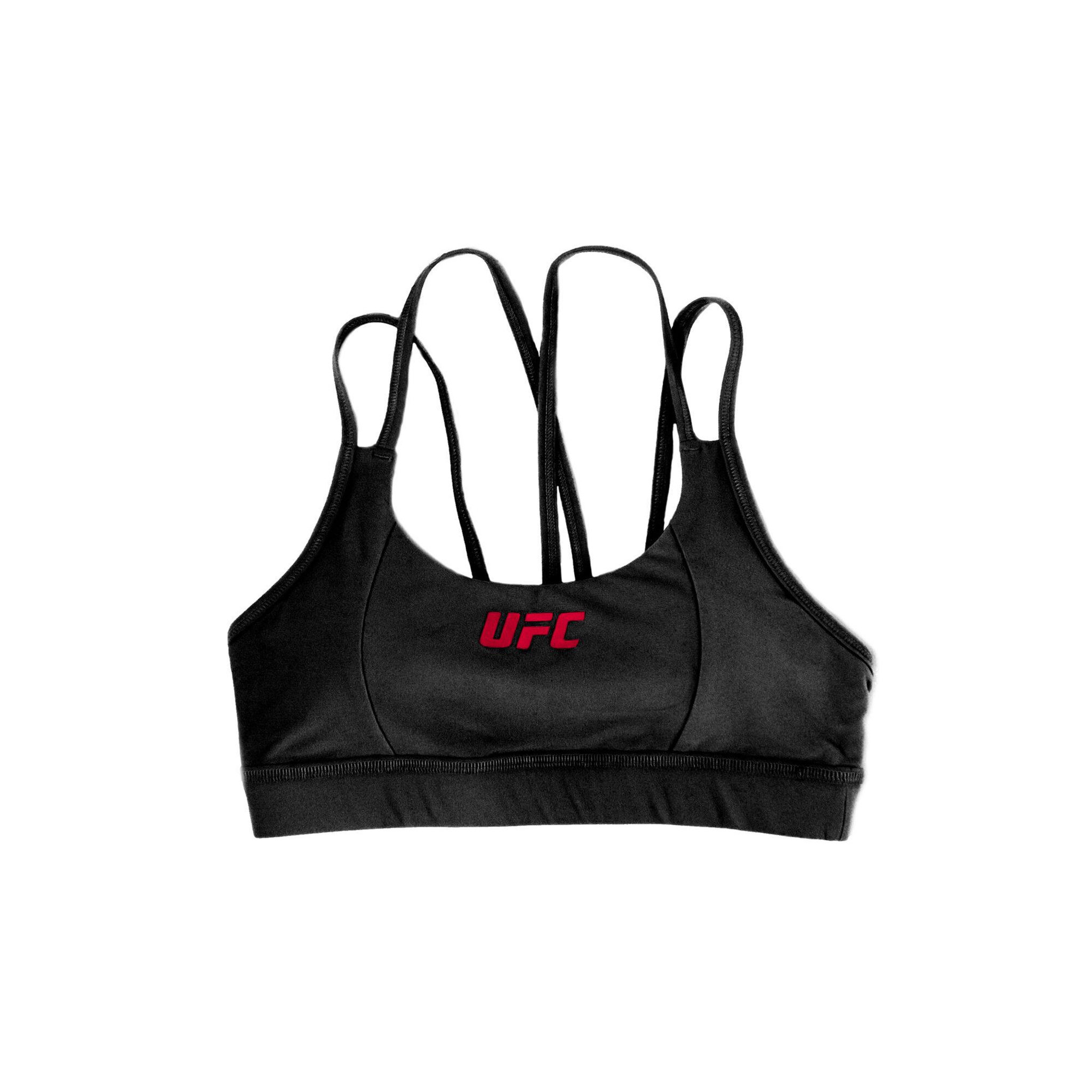 Voir la diapositive 1 : UFC Brassière à bretelles de sport et de fitness - Femme - UFC - Noir - Taille M