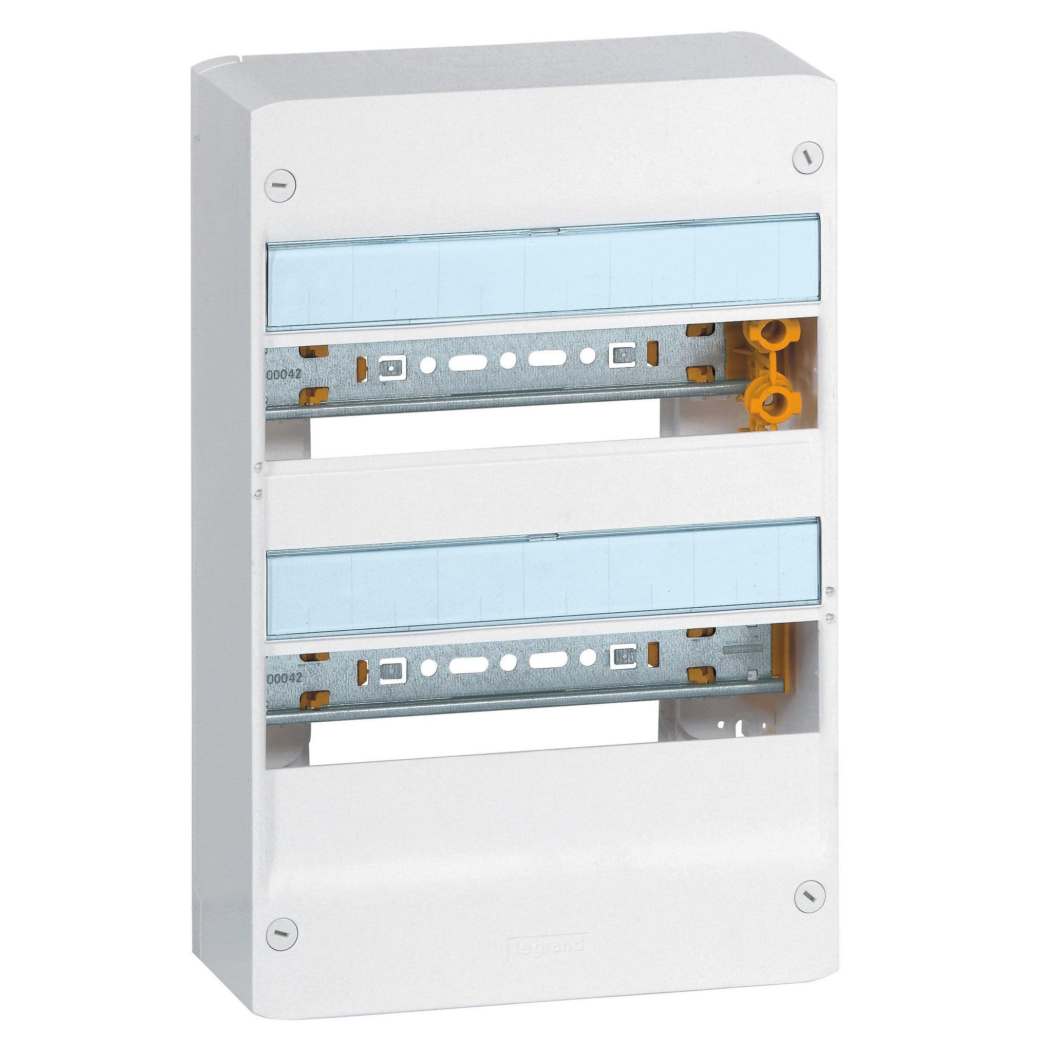 Legrand Coffret 13 modules 2 rangées ip30 ik05 blanc ral9003