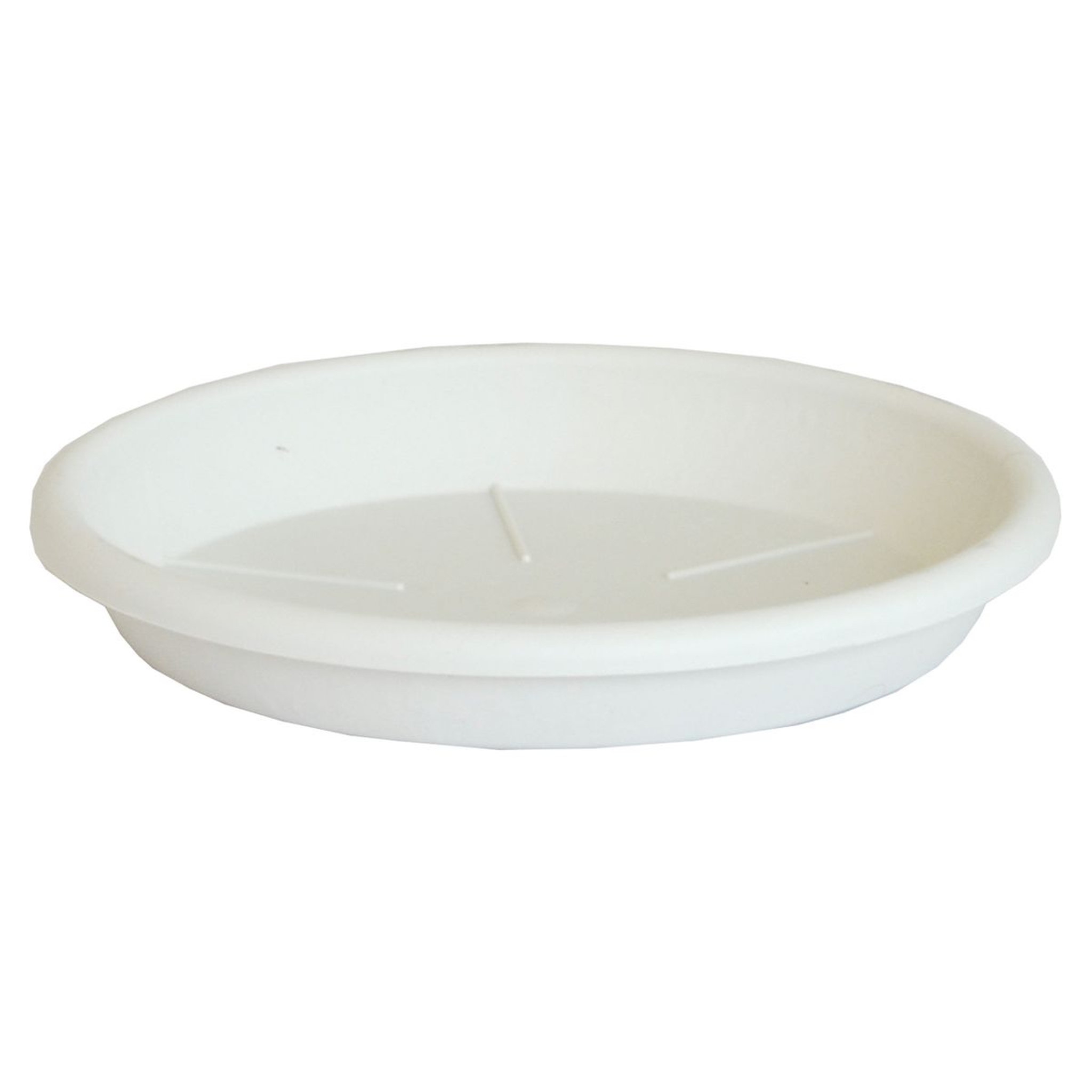Voir la diapositive 1 : Telcom SOUCOUPE D38 CM POUR POT D40 CM BLANC CREME
