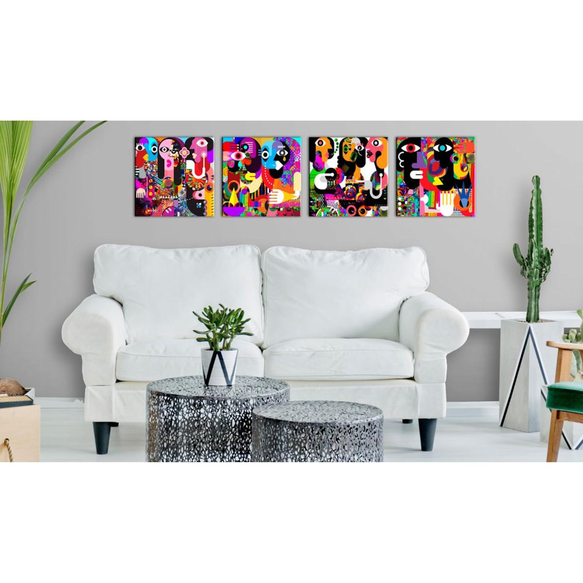 Paris Prix Tableau Imprimé  Abstract Conversations