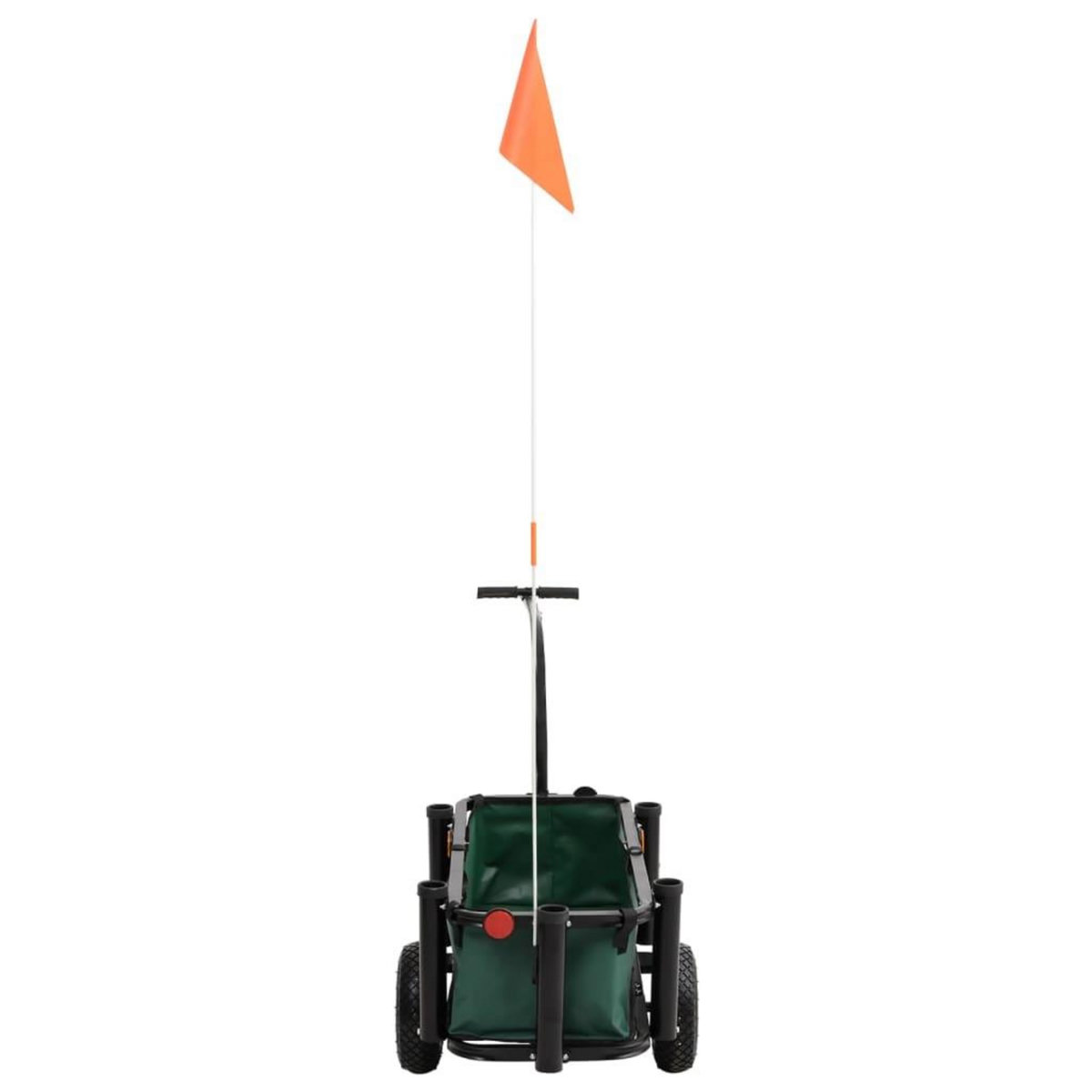 VIDAXL Chariot de peche avec sac noir acier