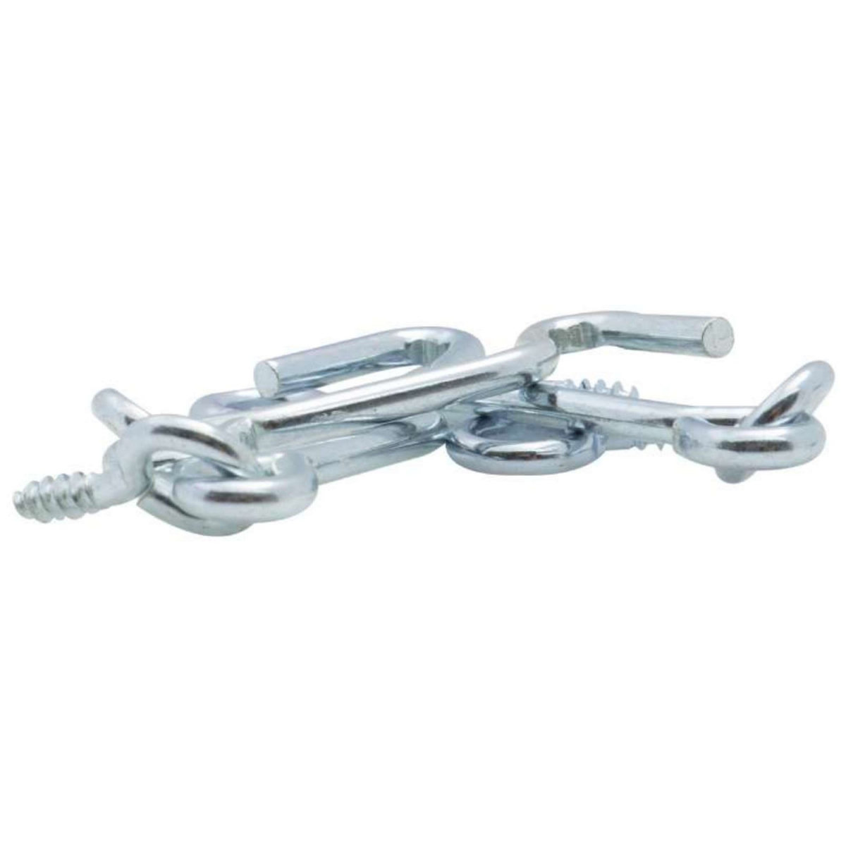  Crochet de contrevent zingué filet bois Vissal 4x60 mm  lot de 3 crochets