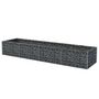 Voir la diapositive 3 : VIDAXL Lit sureleve a gabion Acier 360x90x50 cm