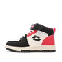 Voir la diapositive 1 : LOTTO Baskets  Blanche/Noir/Rose Garçon Lotto Ravenne