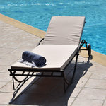 Bain de soleil empilable 190x66x70cm MOSAIQUE