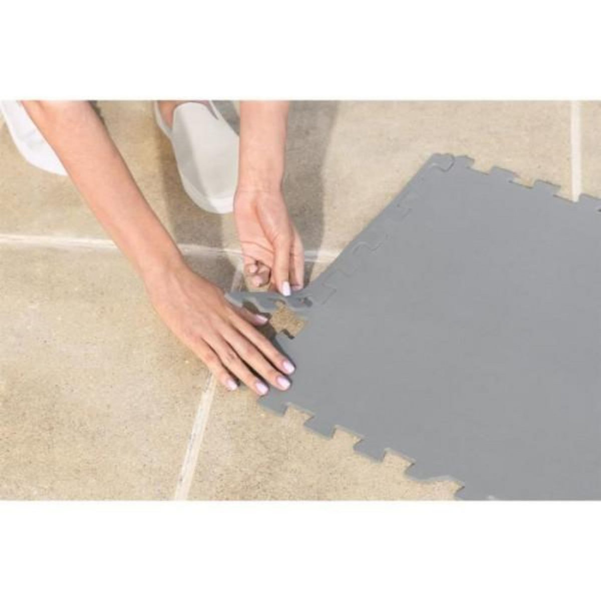 BESTWAY BESTWAY - Tapis de sol pour spa carré ou rond Lay-Z-Spa 196 x 196 cm