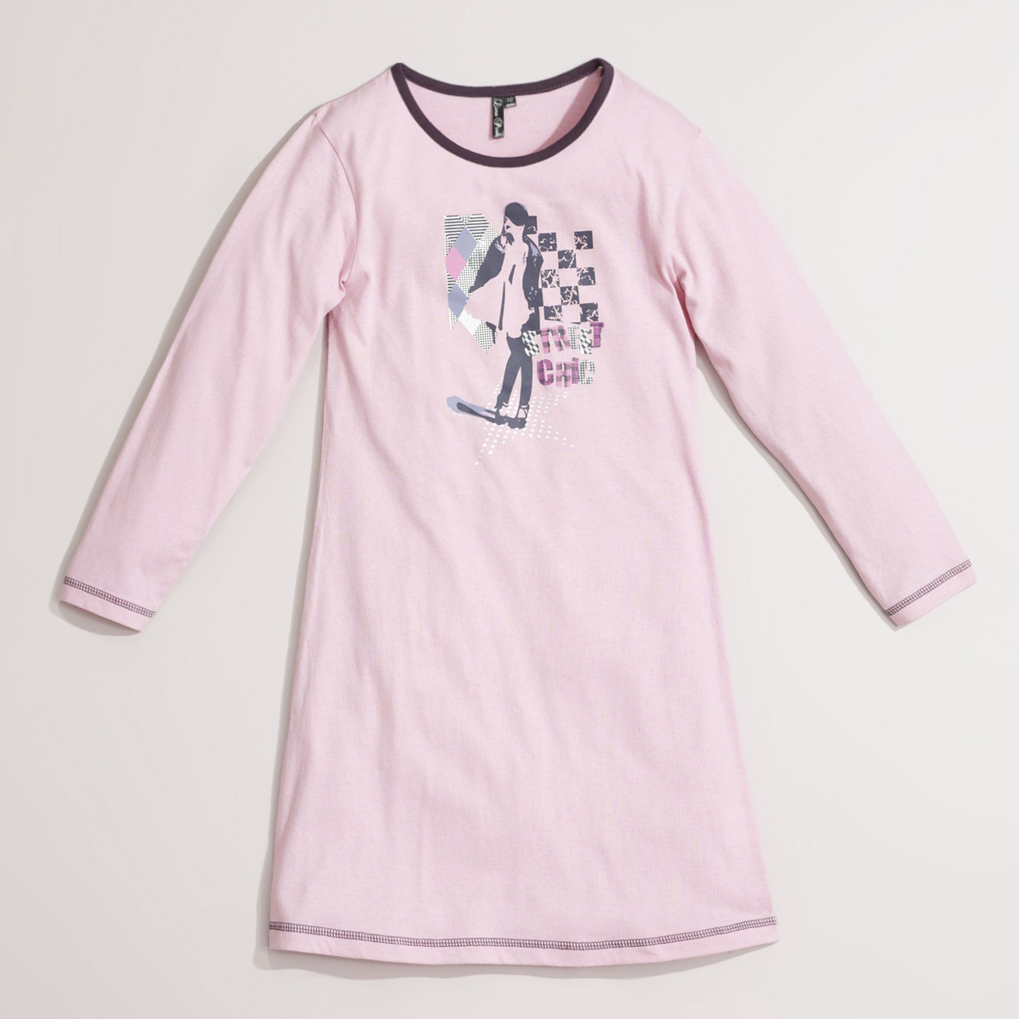 Pyjama Manches Longues Pour Fille - Robe De Nuit Hiver - Taille 4 à 12 Ans - 5