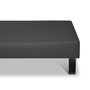 Voir la diapositive 5 : BELLECOUR BELLECOUR LITERIE | Sommier tapissier CONSTANTINE | Epaisseur 18 cm | Gris anthracite (pieds non inclus)