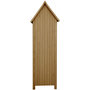 Voir la diapositive 3 : Habitat et Jardin Armoire de jardin  Cabanon  - 77 x 54.5 x 179 cm - Marron