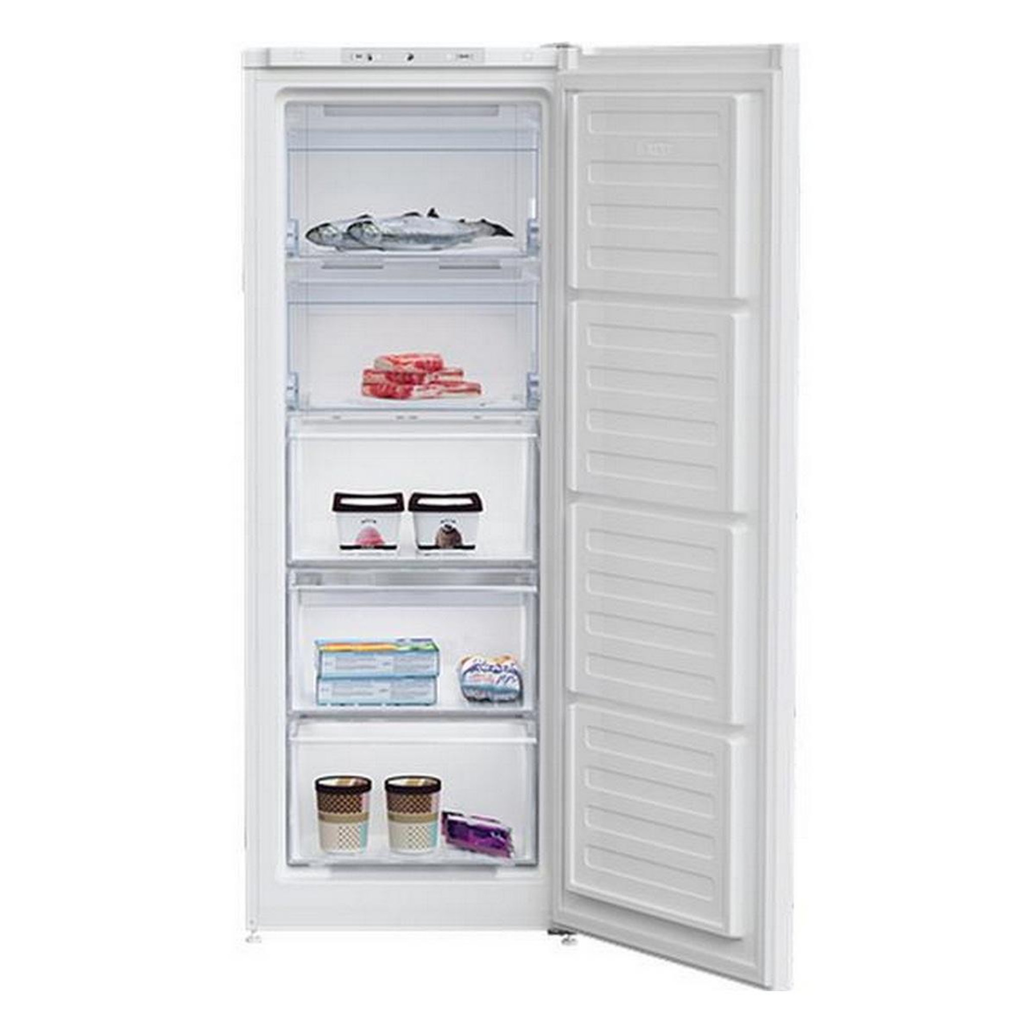 Voir la diapositive 3 : Beko Congélateur armoire 54cm 177l no frost - rfnm200t40wn