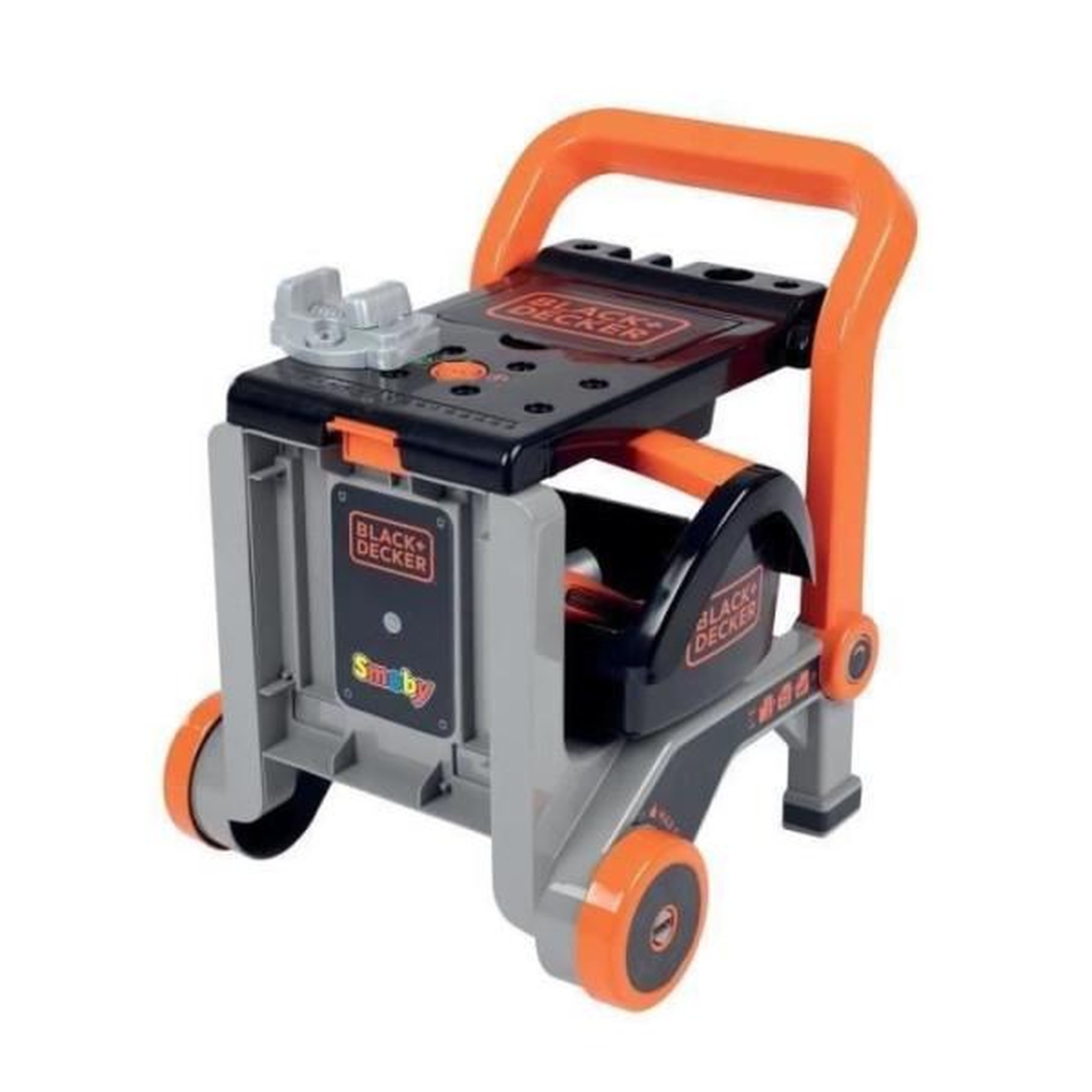 SMOBY Smoby - black+decker - diable + boite 3 en 1 - 19 accessoires - fabriqué en france