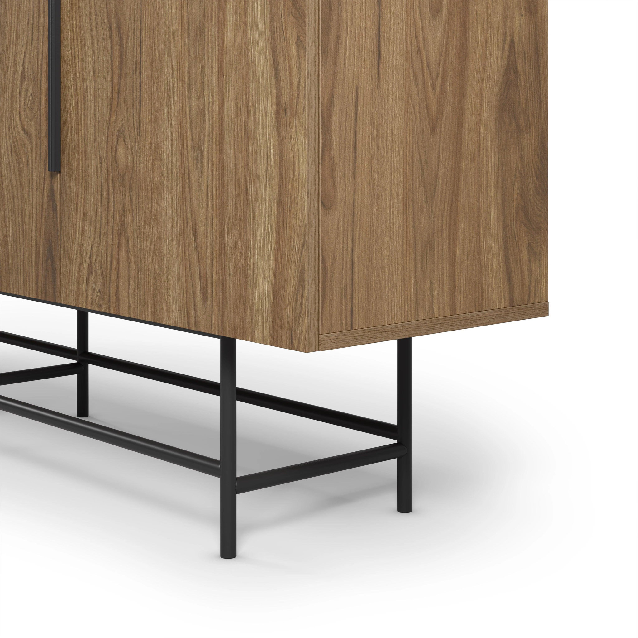 Voir la diapositive 6 : CASANOVA PARIS Soma - buffet 4 portes 200cm en mélamine