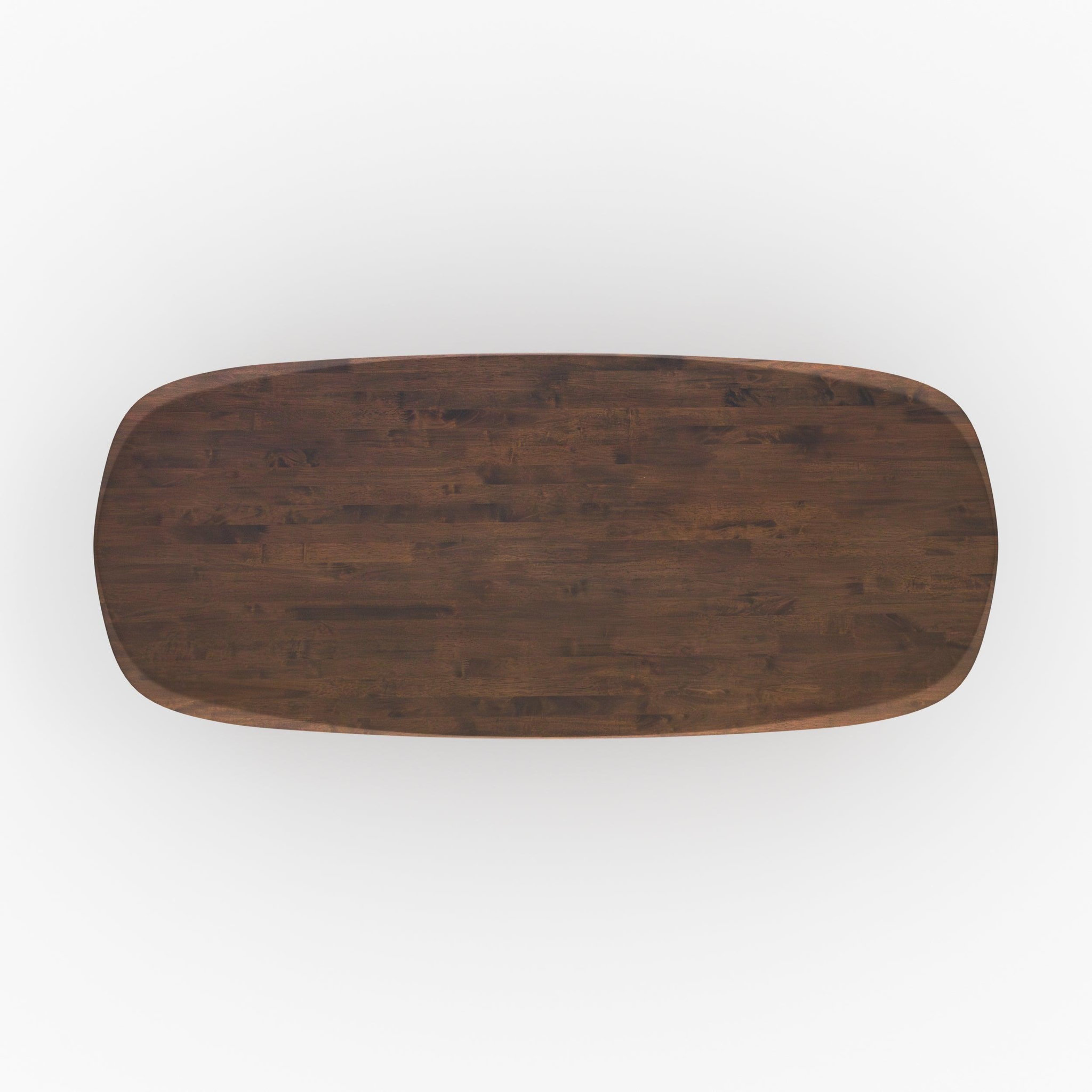 Voir la diapositive 5 : MAISON PAVANE Table rectangulaire en bois d'hévéa massif foncé 8 personnes-merlin