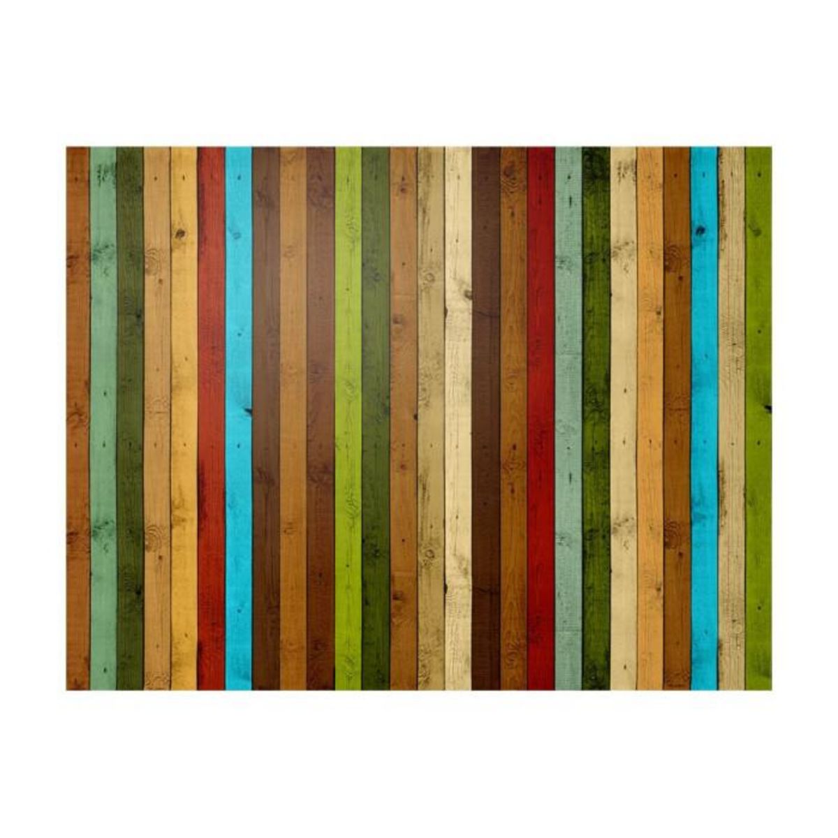 Paris Prix Papier Peint  Wooden Rainbow