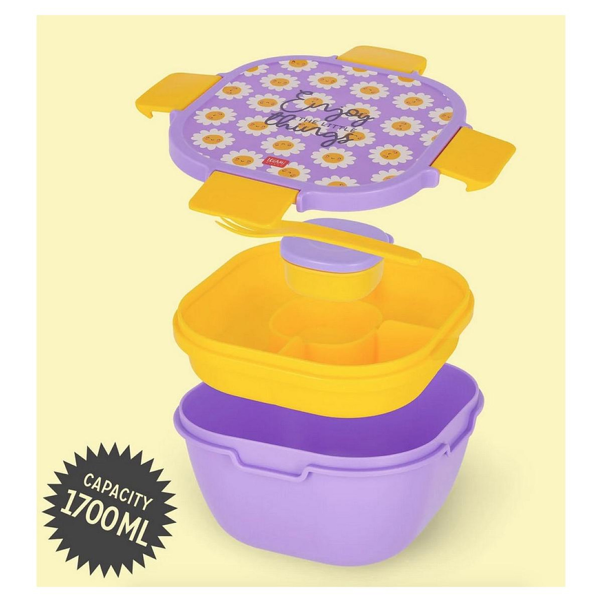 Voir la diapositive 3 : LEGAMI Boite repas collection Daisy