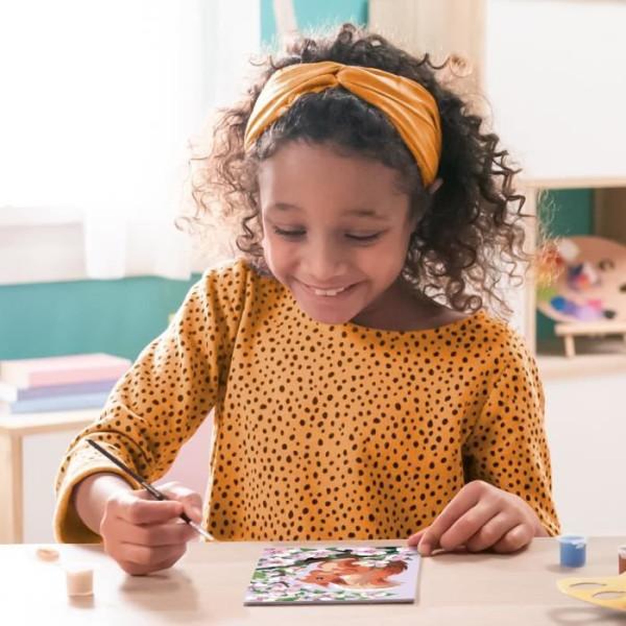 Voir la diapositive 4 : RAVENSBURGER CreArt Kids 18x24cm - Ecureuil au printemps