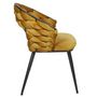 Voir la diapositive 4 : The Home Deco Factory Lot de 2 chaises assise tressée LUND