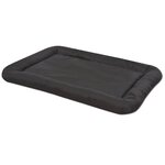 VIDAXL Matelas pour chiens Taille L Noir