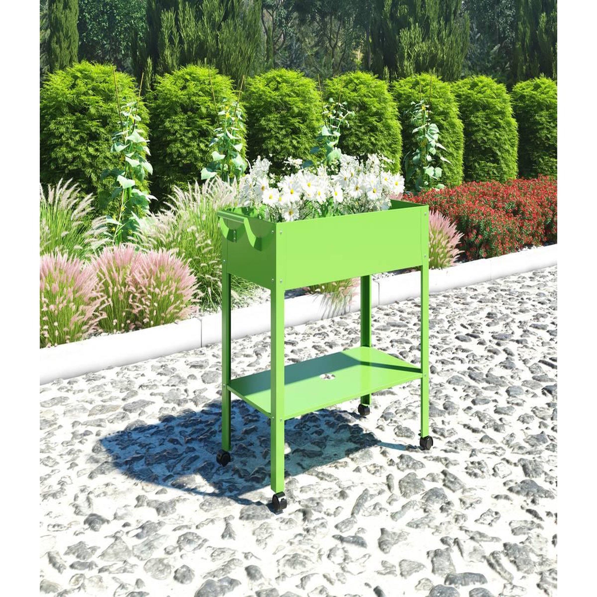 Voir la diapositive 2 : Habitat et Jardin Table de rempotage  Hibiscus  - 82 x 43 x 83 cm - Vert