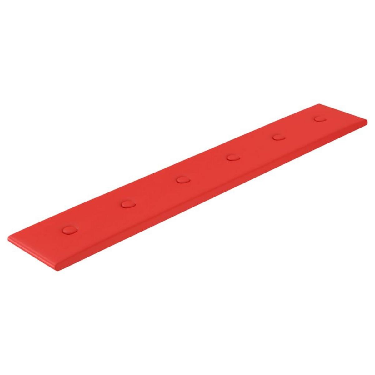 VIDAXL Panneaux muraux 12 pcs Rouge 90x15 cm Similicuir 1,62 m²