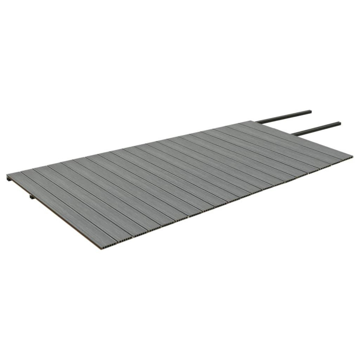 VIDAXL Panneaux de terrasse et accessoires WPC Marron/gris 40 m^2 2,2 m