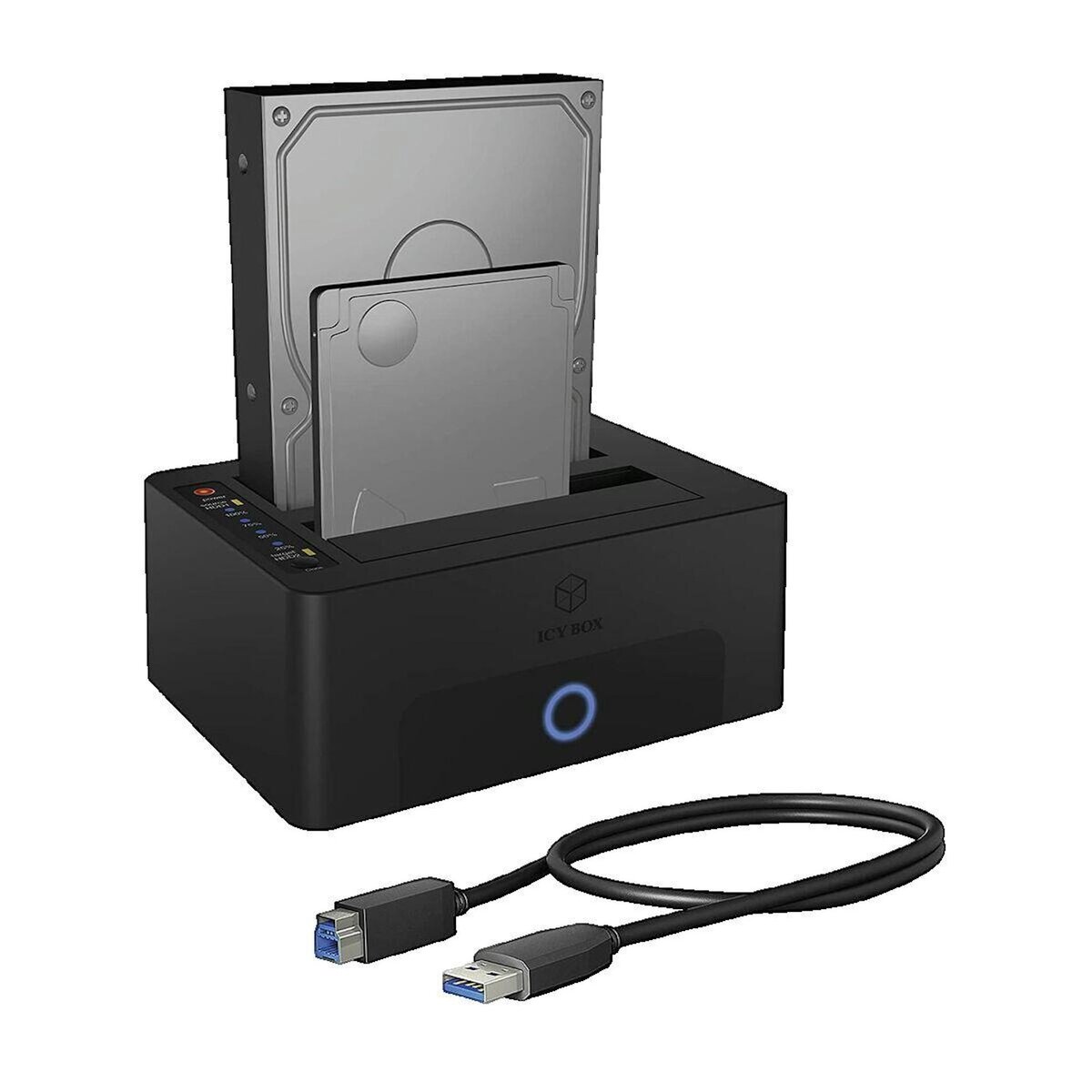 Icy Box Station d'accueil HDD ICY BOX IB-1232CL-U3 USB 3.0 avec clonage