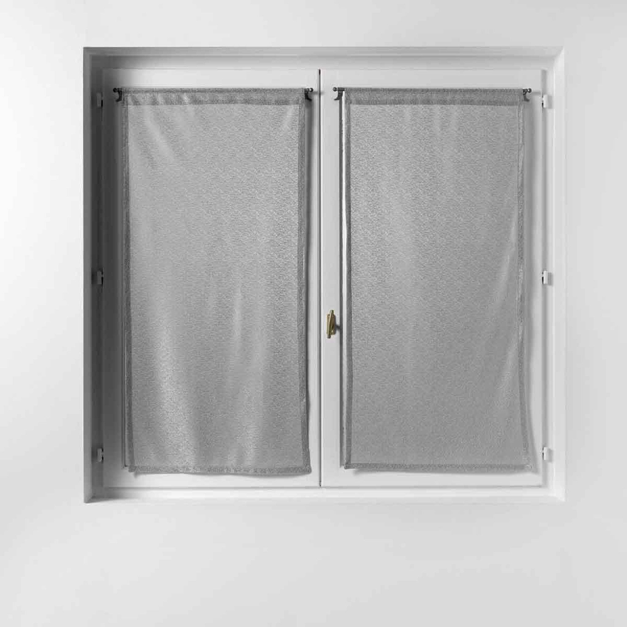 Douceur d'Intérieur Paire de voilages  castille  60x160cm gris
