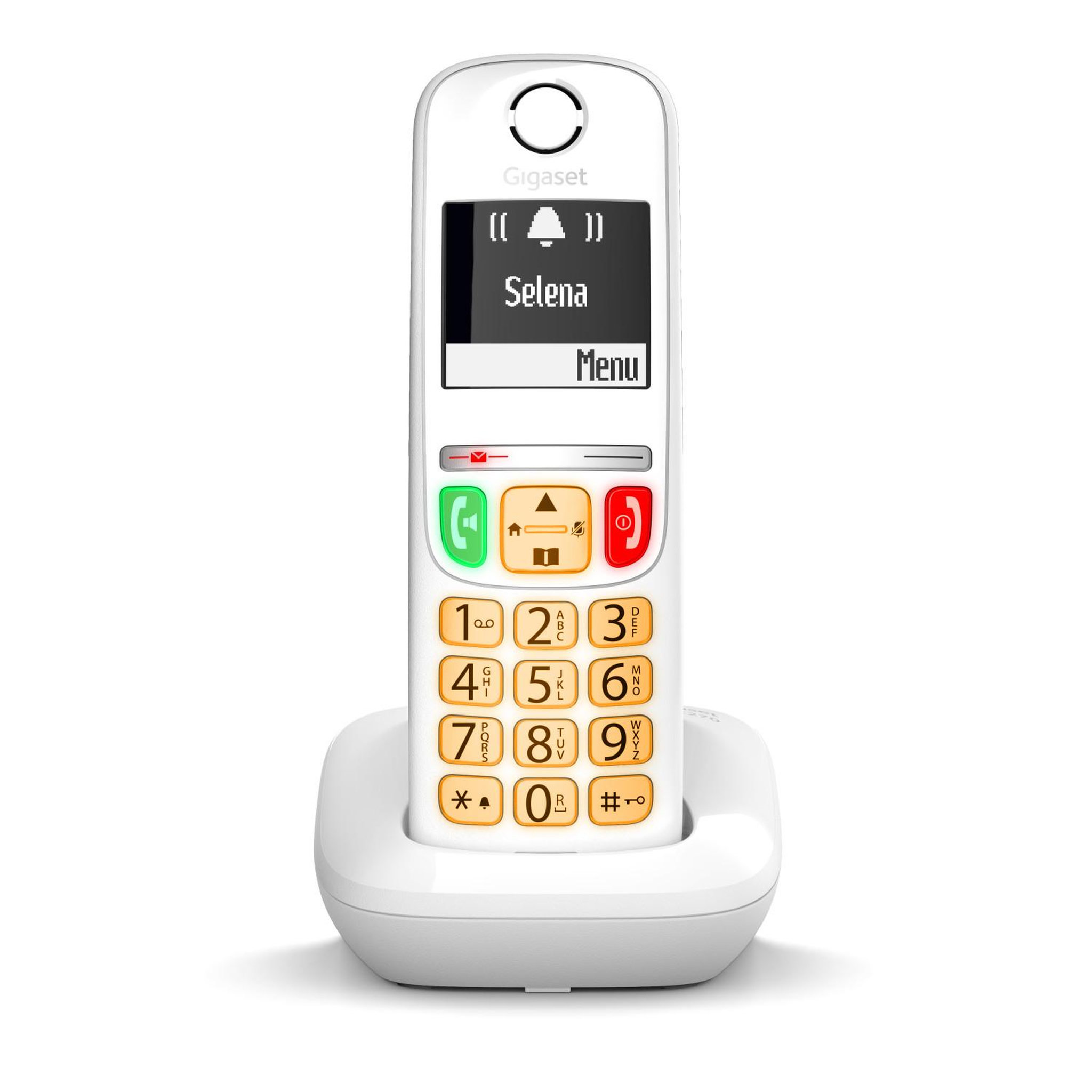 Voir la diapositive 3 : GIGASET Téléphone gigaset gige270wht dect avec identification de l'appelant blanc