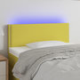 Voir la diapositive 1 : VIDAXL Tete de lit a LED Vert 100x5x78/88 cm Tissu