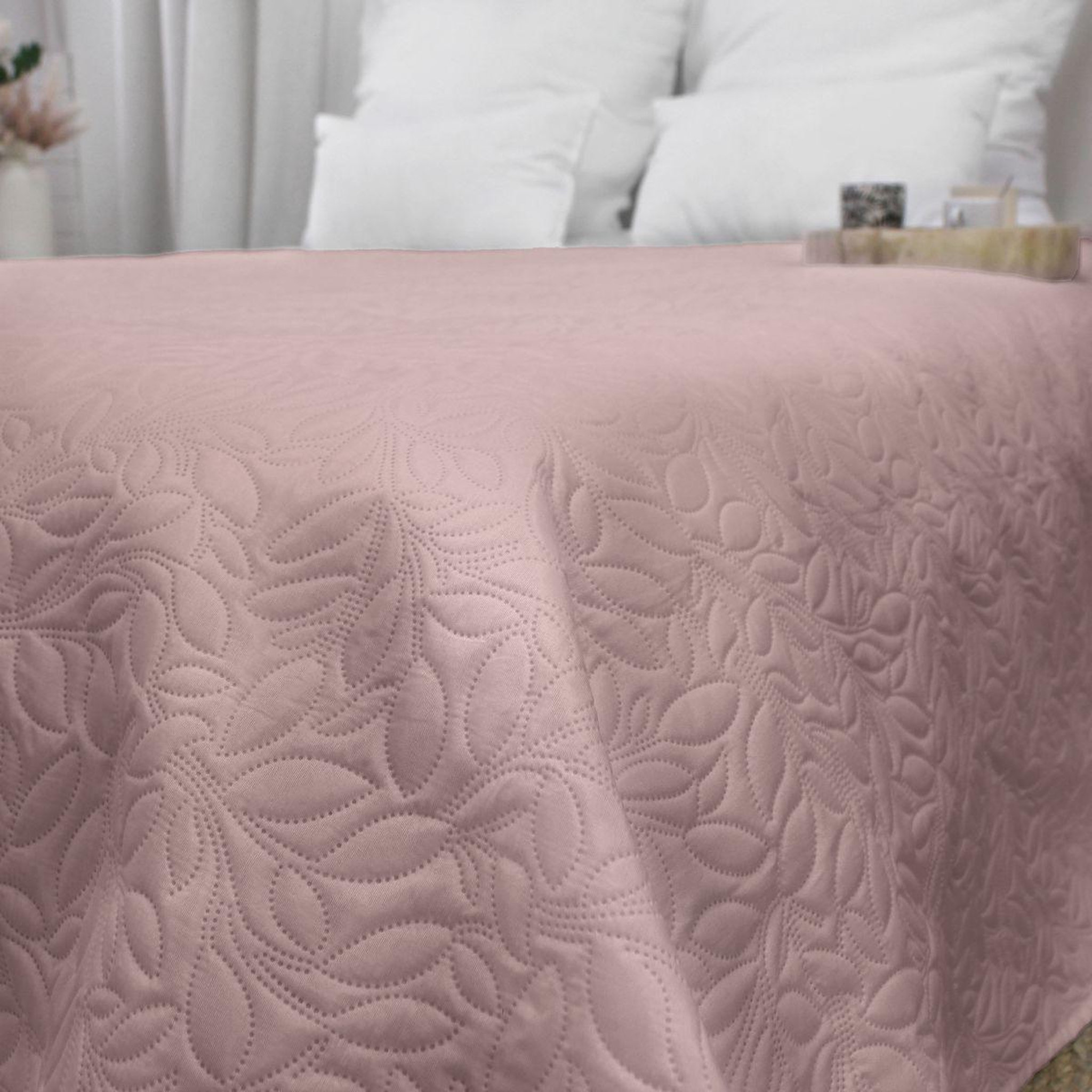 Voir la diapositive 3 : ENJOY HOME Couvre-lit en microfibre  rosa  220x240cm rose