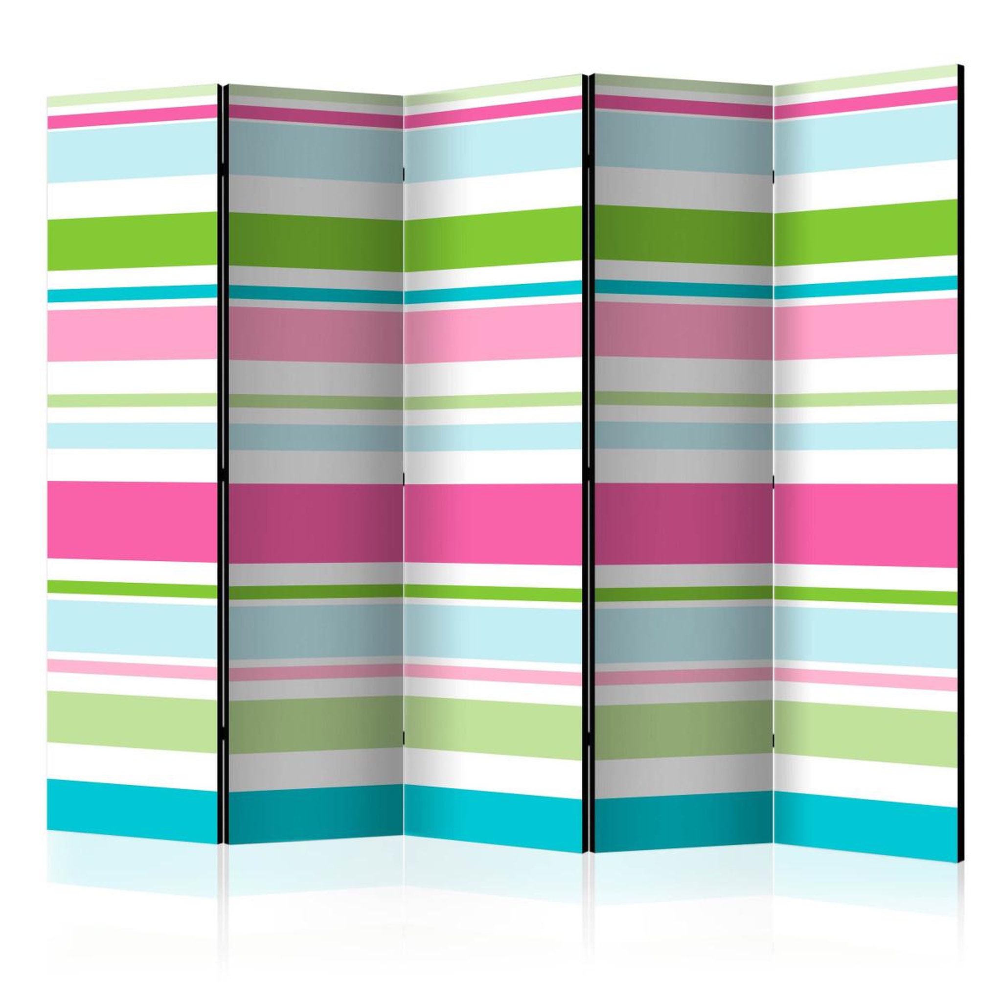 Paris Prix Paravent 5 volets  bright stripes  172x225cm