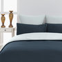 Voir la diapositive 1 : Sensei Maison Housse de couette bicolore en percale coton DOZMARY