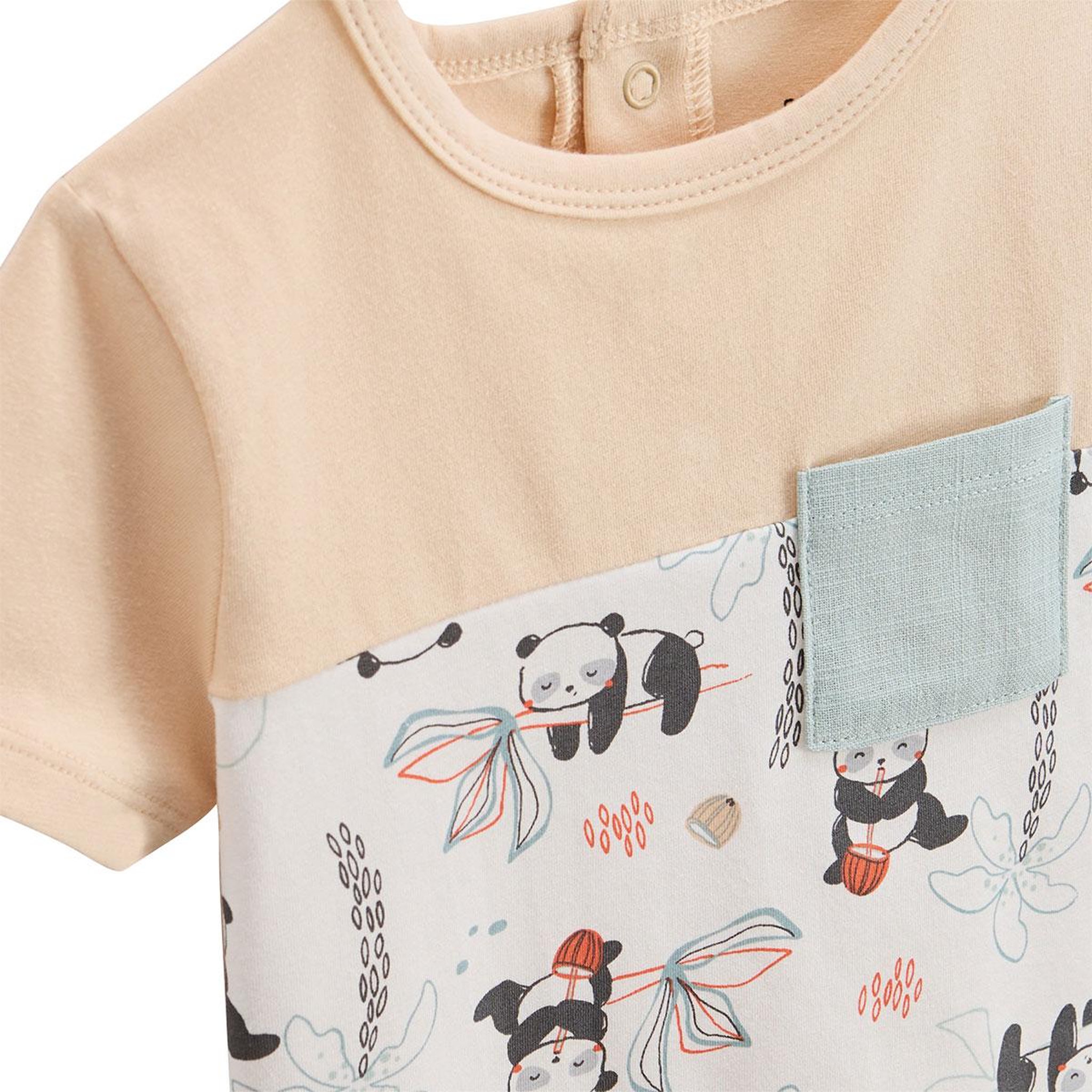 Voir la diapositive 2 : Petit Béguin Ensemble enfant t-shirt et short bento