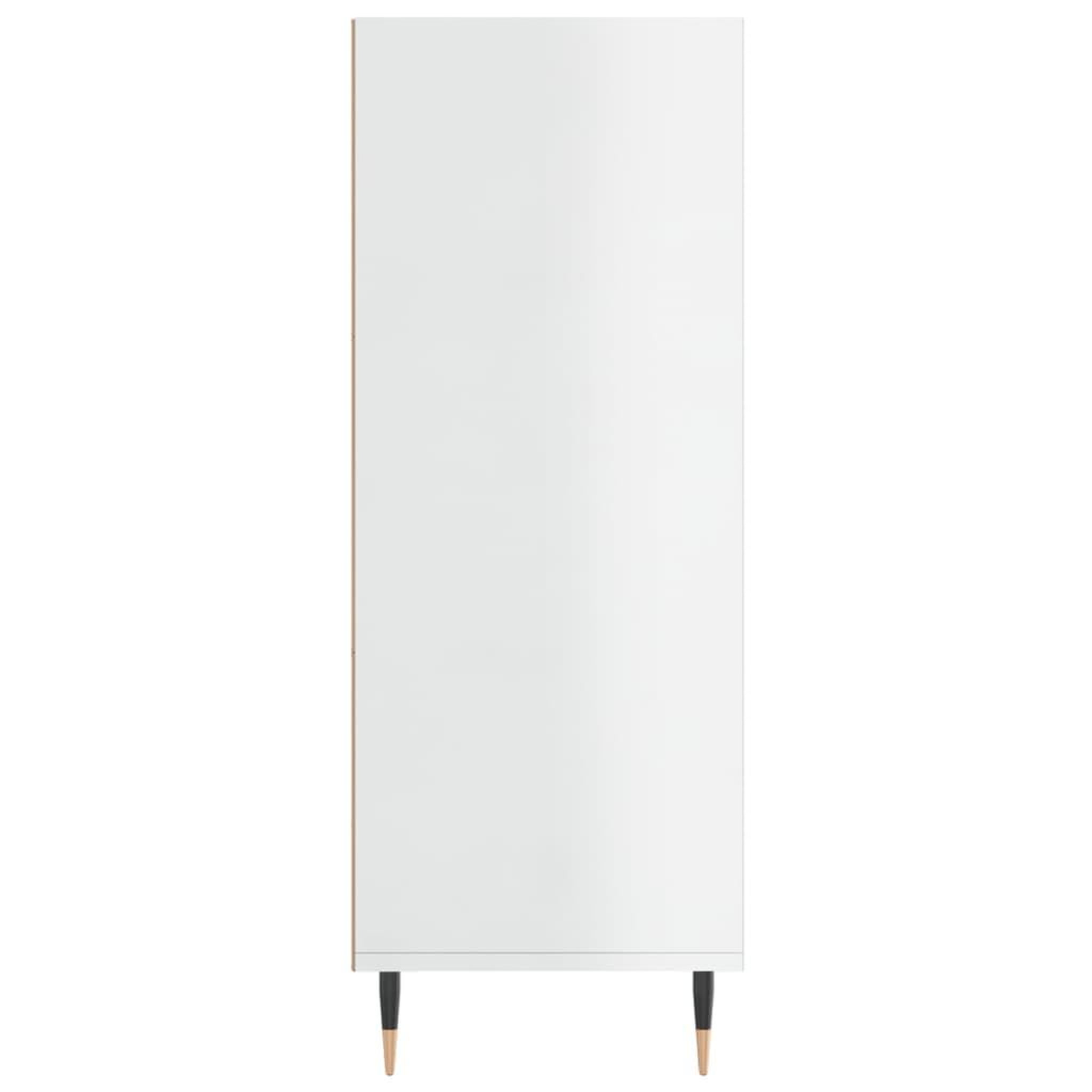Voir la diapositive 5 : VIDAXL Bibliotheque blanc brillant 69,5x32,5x90 cm bois d'ingenierie