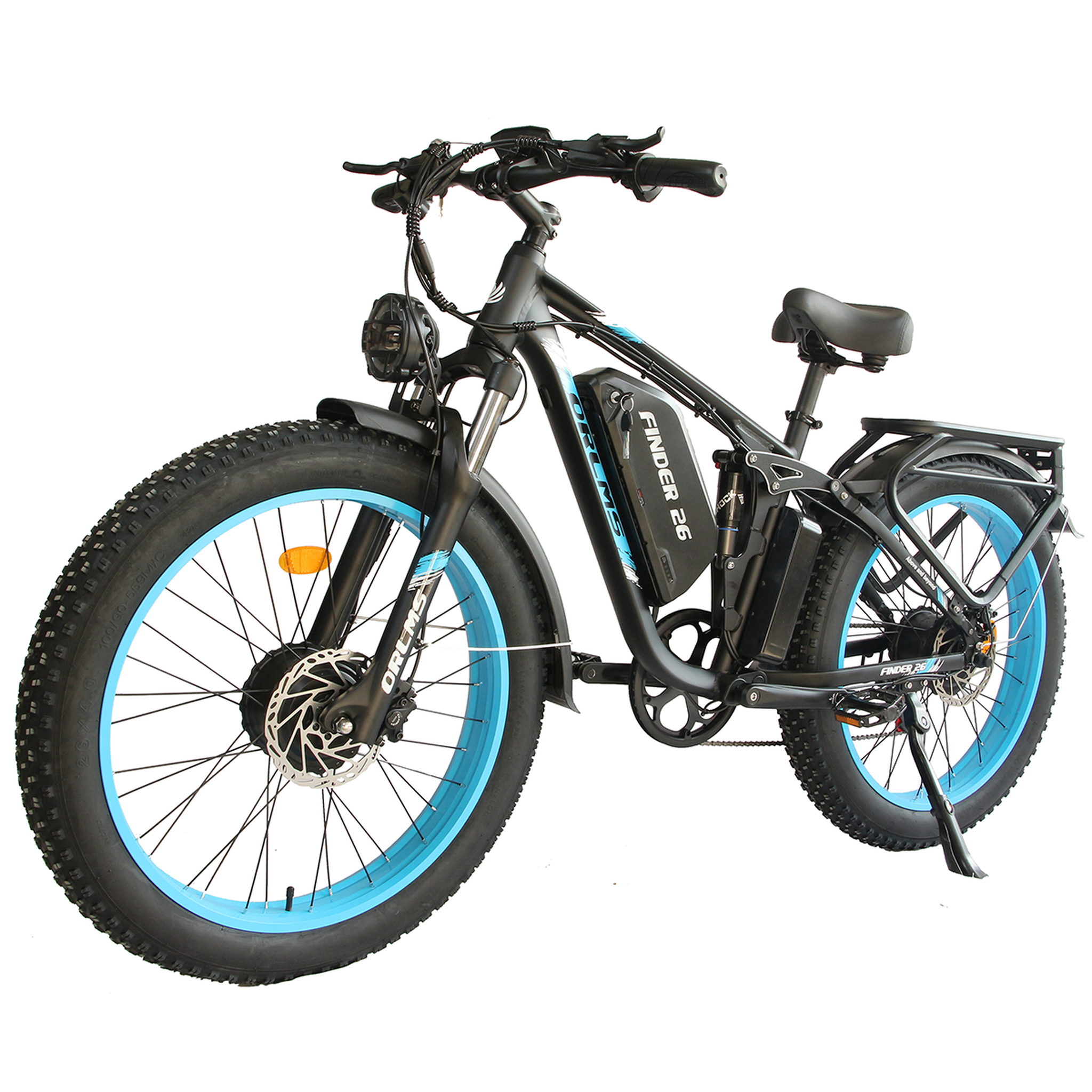 Voir la diapositive 2 : ORLMS Vélo électrique ORLMS V3, double moteur, batterie 60 V 25 Ah