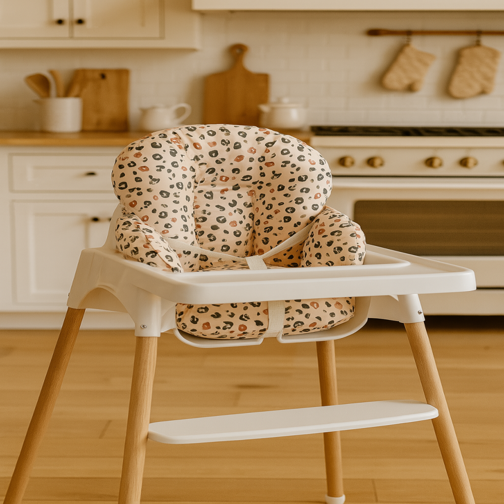 Voir la diapositive 2 : CH'TI BOUT Coussin de chaise + sangles de matien - pu