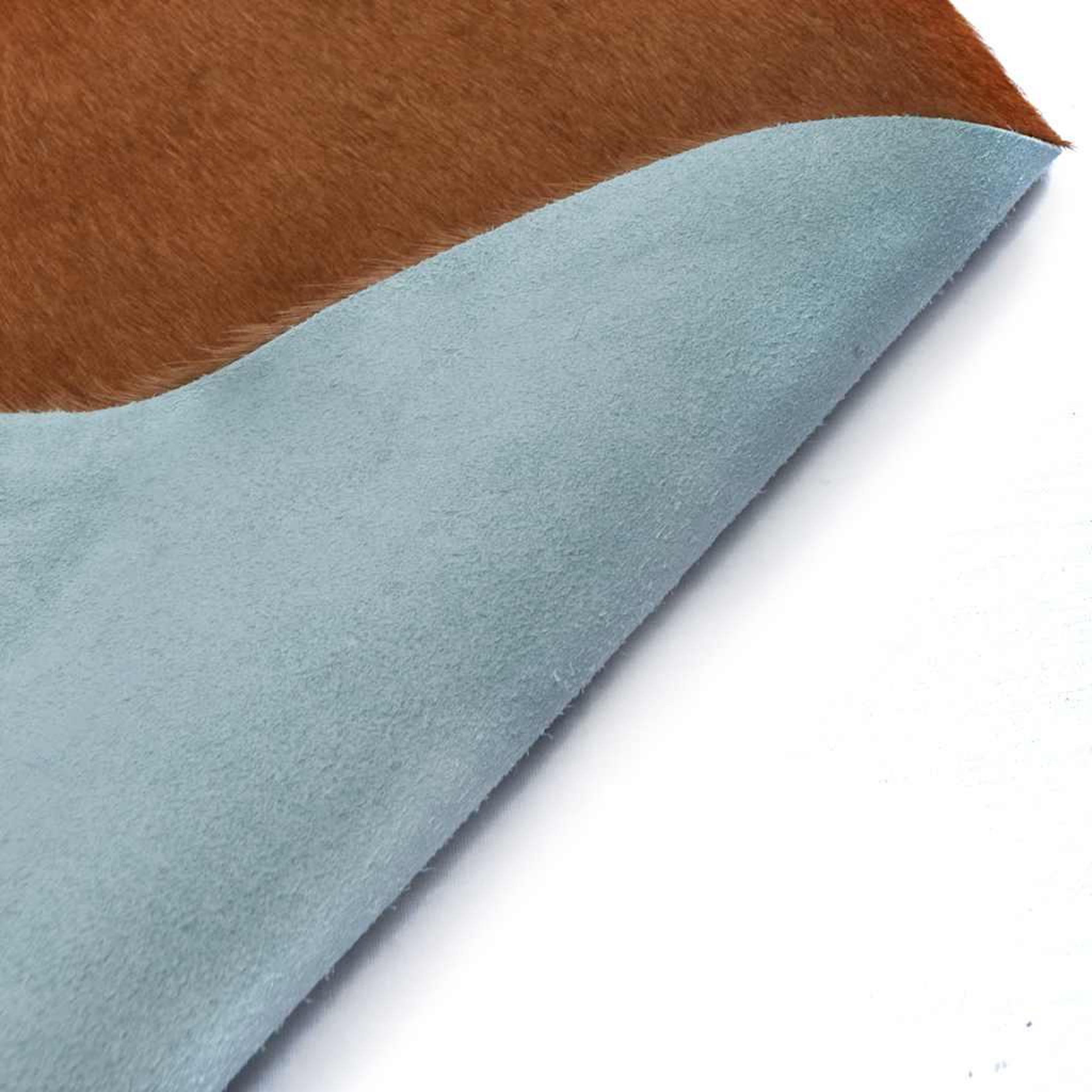 Voir la diapositive 4 : VIDAXL Tapis en peau de vache veritable marron et blanc 180x220 cm