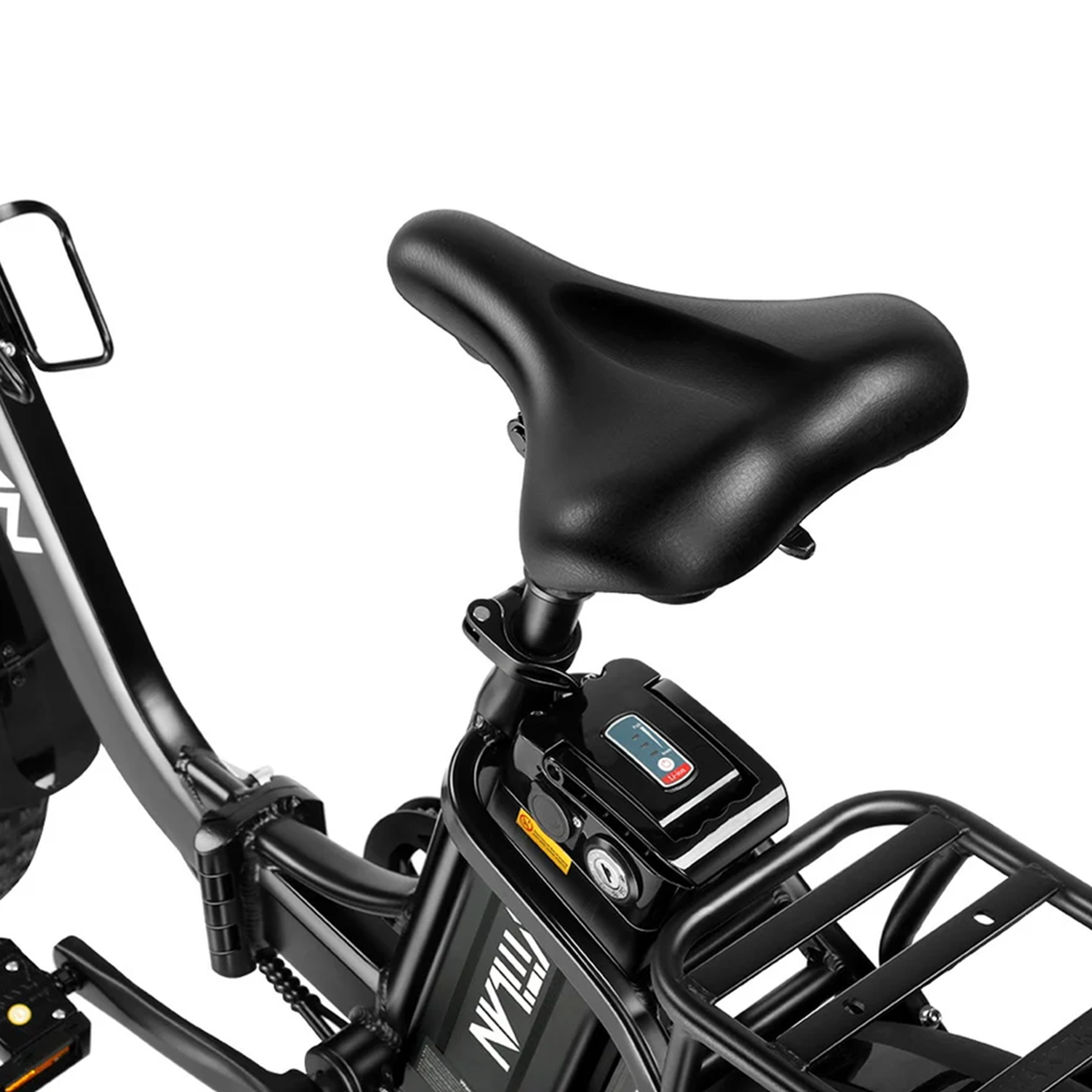 Voir la diapositive 5 : VITILAN Vélo électrique pliable Vitilan U7 2.0 - 20 pouces - Cadre ouvert - 48 V 20 Ah