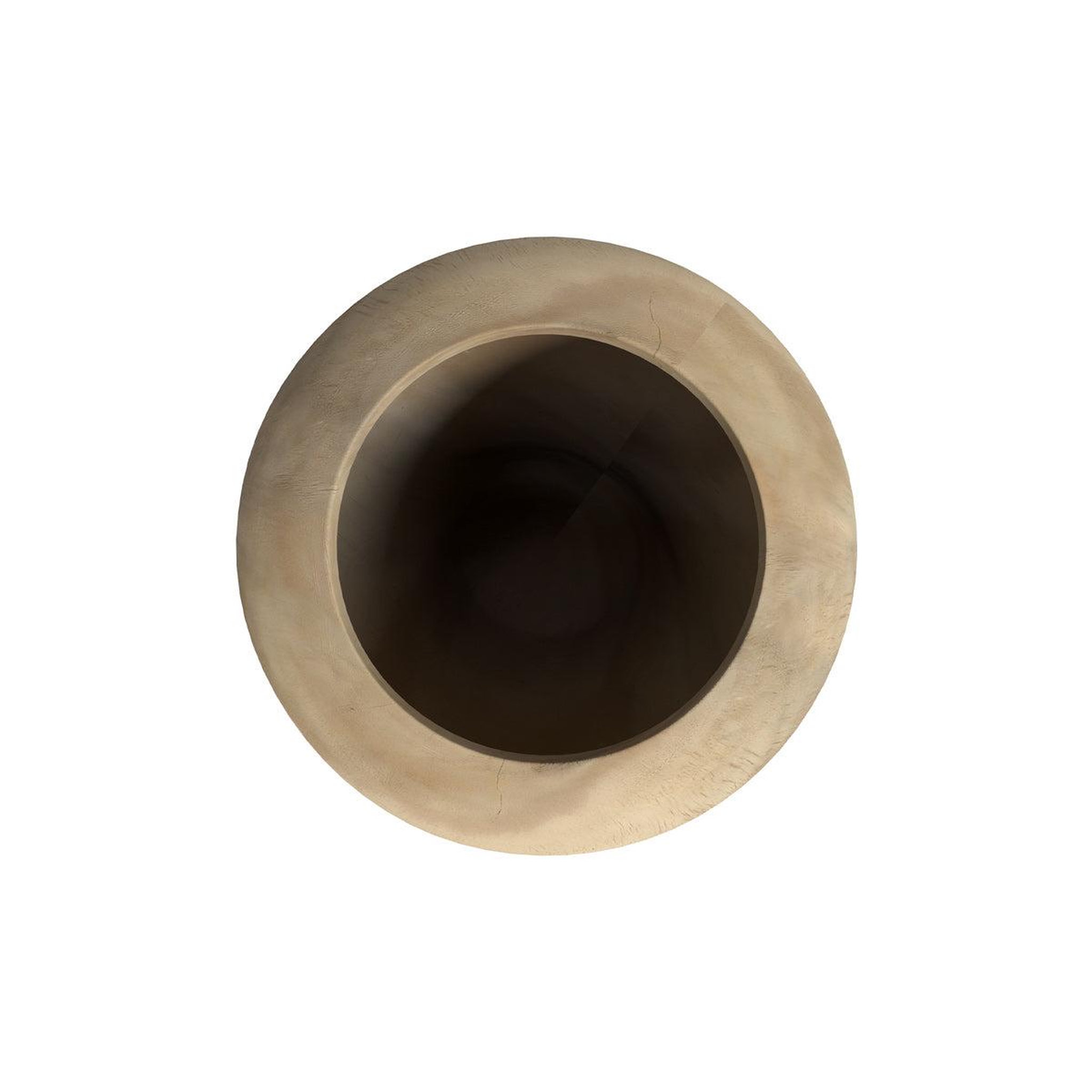 Voir la diapositive 5 : MAISON PAVANE Vase décoratif en bois de suar h70 cm-makkar