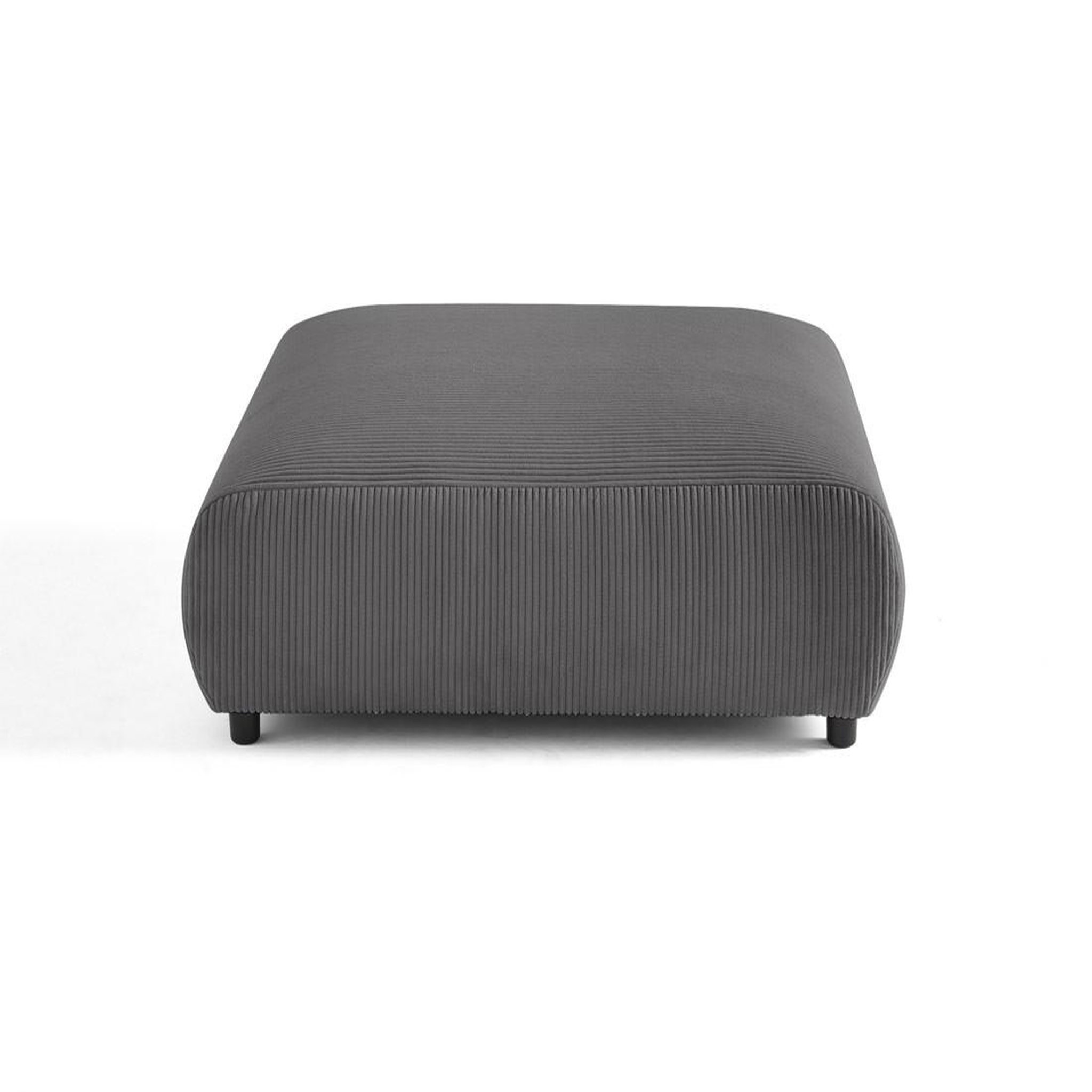 Voir la diapositive 3 : LISA DESIGN Garance - grand pouf modulable - en velours côtelé