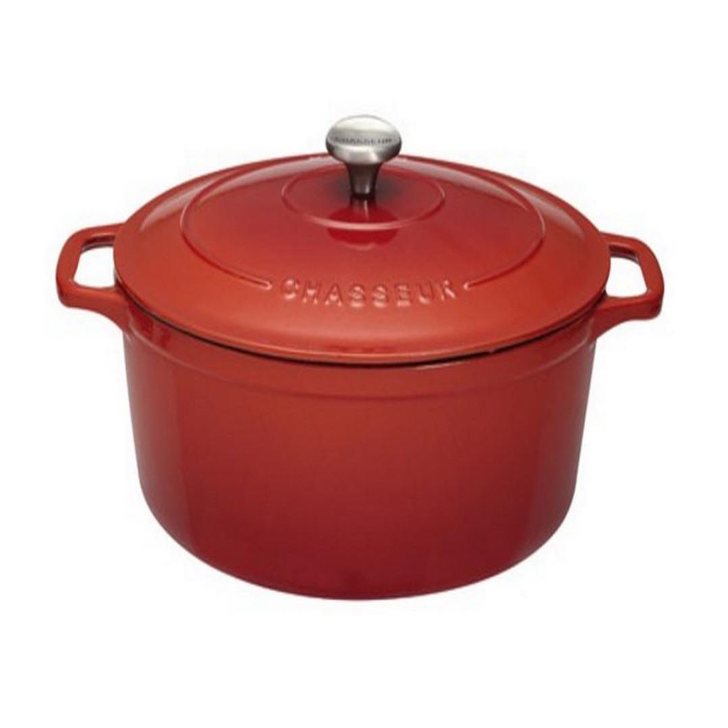 CHASSEUR Cocotte en fonte ovale 27 cm Rubis Sublime - vue 2