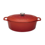 Chasseur Cocotte ovale en fonte émaillée 27cm rubis sublime - puc472758